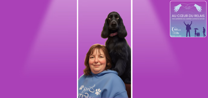 Des chiens, des liens et du don de soi - Caroline Delmarcelle au relais pour la vie